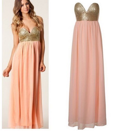 Chiffon maxi jurk