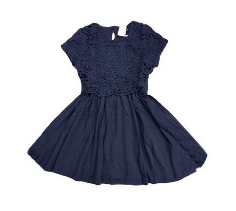 Marineblauw jurk