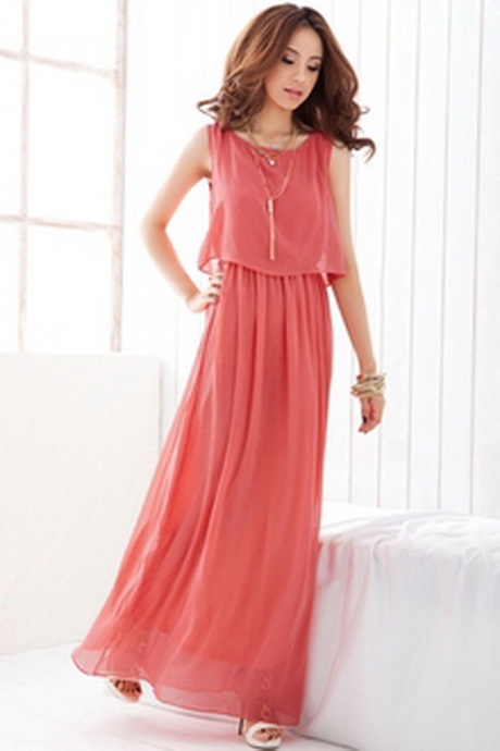 Maxi dress roze