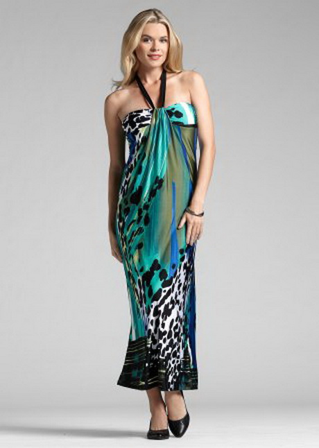 Maxi jurk blauw