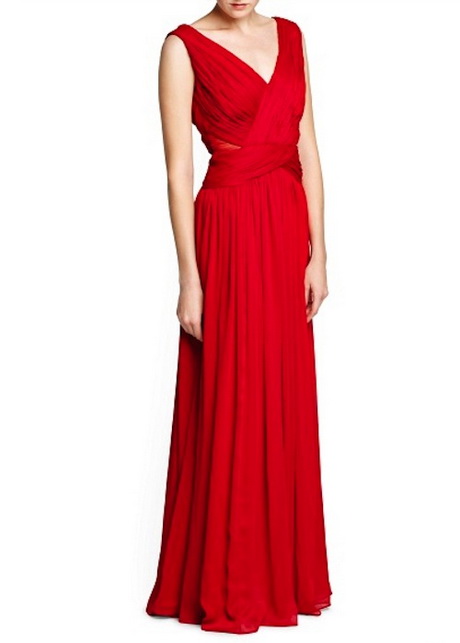 Maxi jurk rood