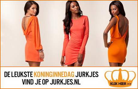 Oranje jurkje