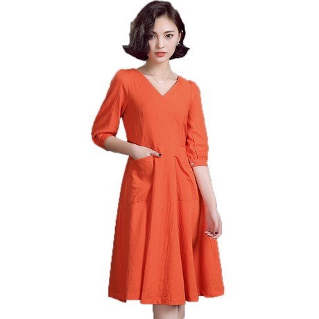 Oranje jurk 2017