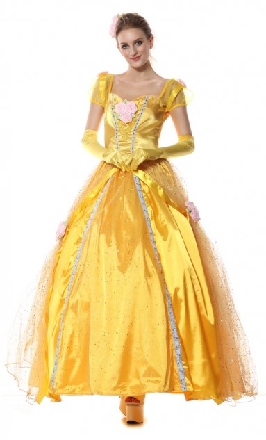 Belle en het beest kostuum volwassenen