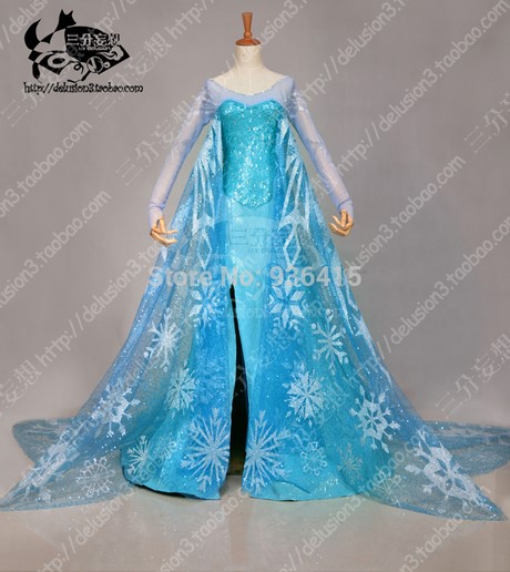 Elsa kleed volwassenen