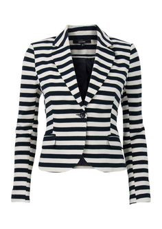 Gestreepte blazer