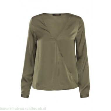 Groene lange blouse