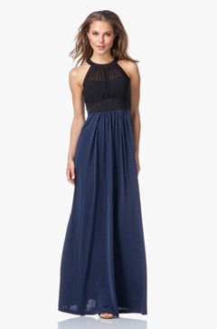 Lange jurk donkerblauw