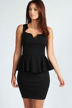 Peplum jurk