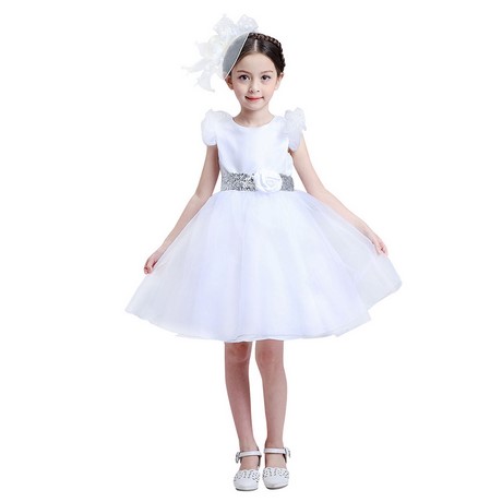 Witte glitter jurk