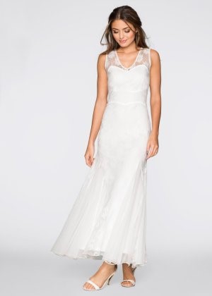 Witte jurk lang