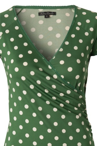 King louie polkadot groen