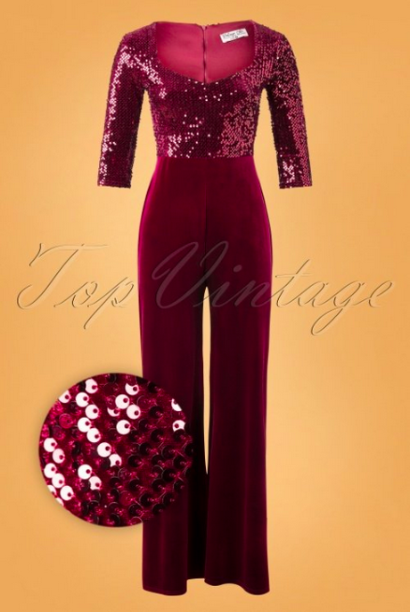 Jumpsuit zwart kerst