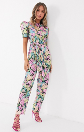 Korte jumpsuit wit