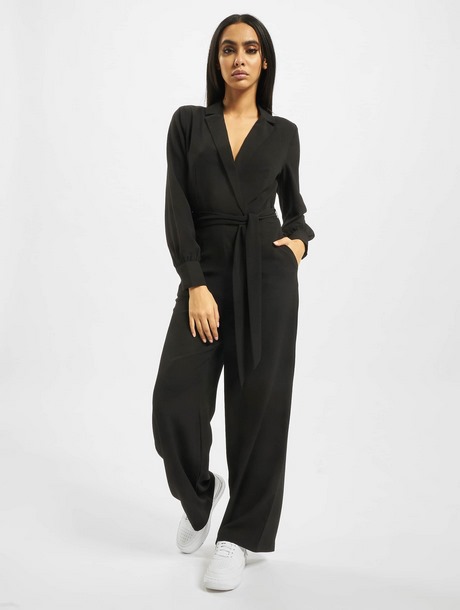 Lange zwarte jumpsuit