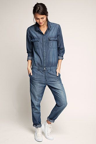 Overall jeans dames