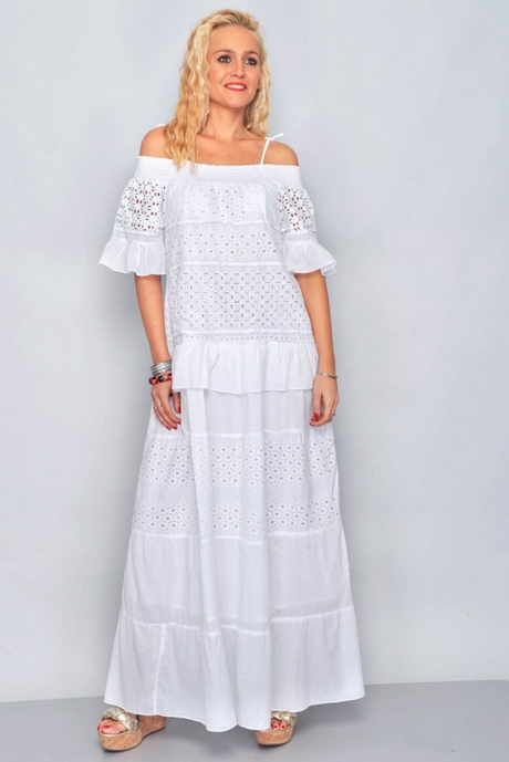 Witte jurk ibiza style