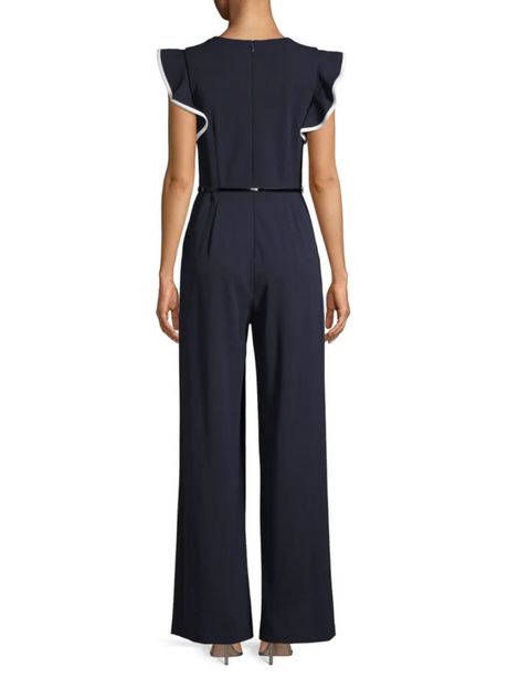 Zwart jumpsuit kort