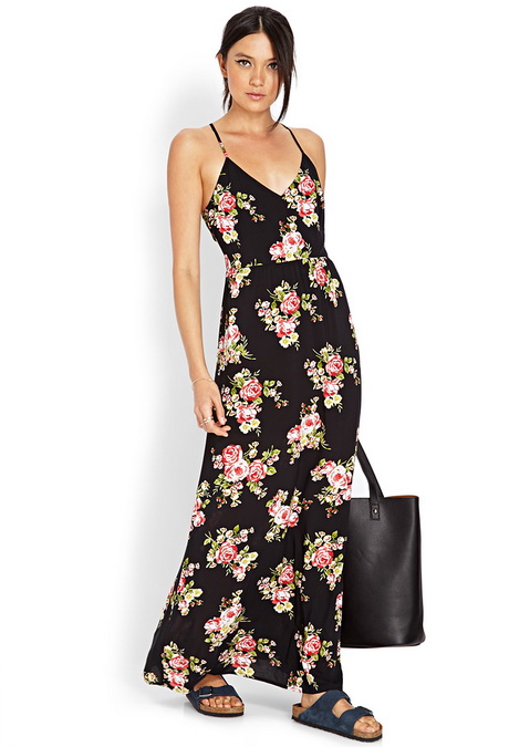 Maxi jurk bloemen