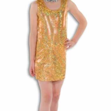 Glitter goud jurk