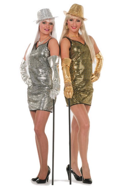 Glitter goud jurk