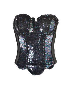 Rood glitter gilet