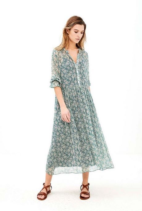 Maxi dress met bloemen