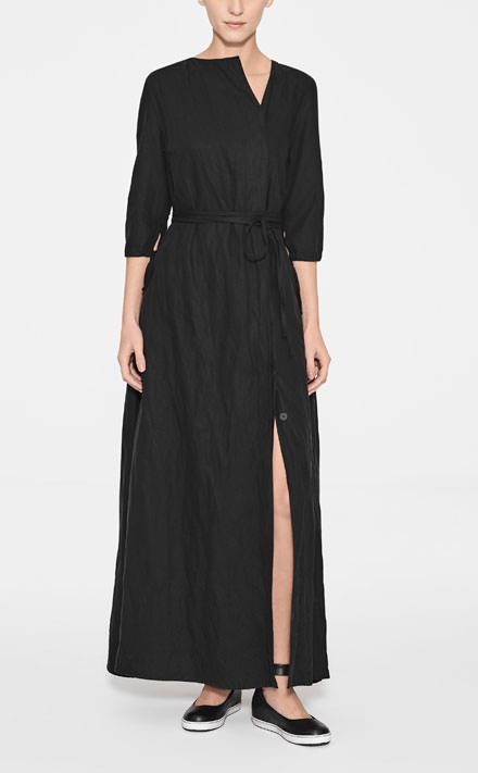 Maxi dress mouwen