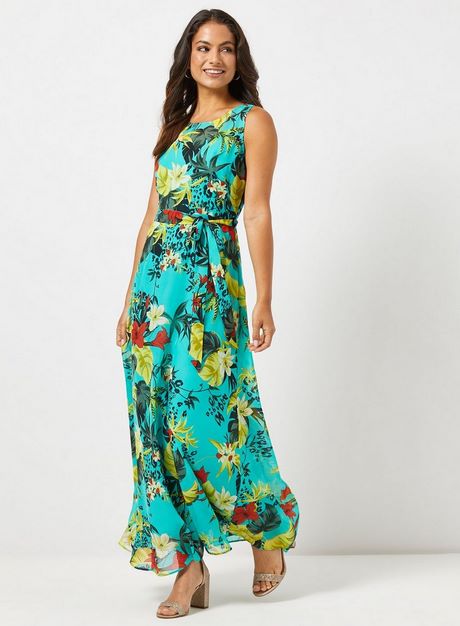 Maxi jurk met print