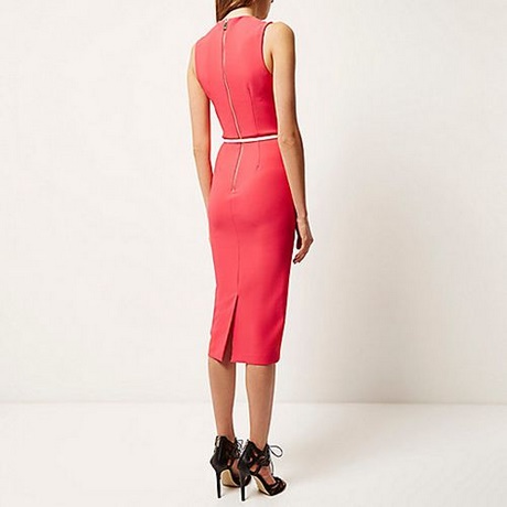 Rode bodycon jurk