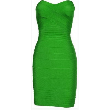 Suede groene jurk