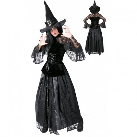 Zwarte halloween jurk