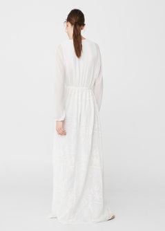 Witte maxi jurk