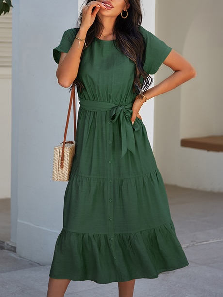 Groene dames jurk