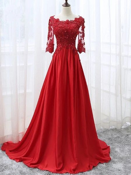 Rode grad jurken