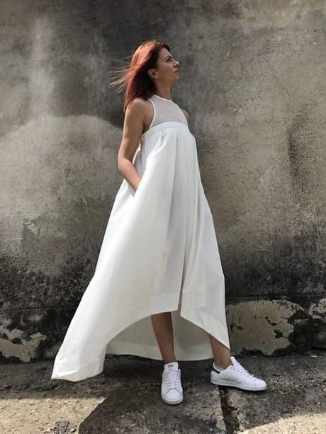 Witte gypsy jurk