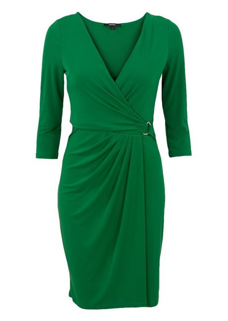 Groene winter jurk