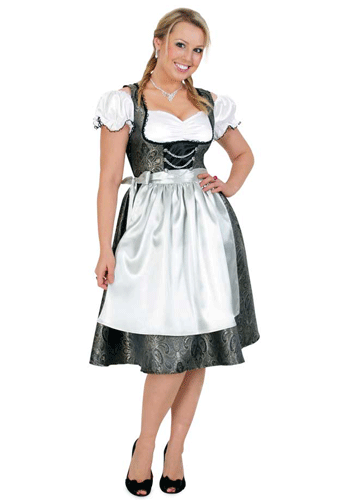 Grote maten dirndl