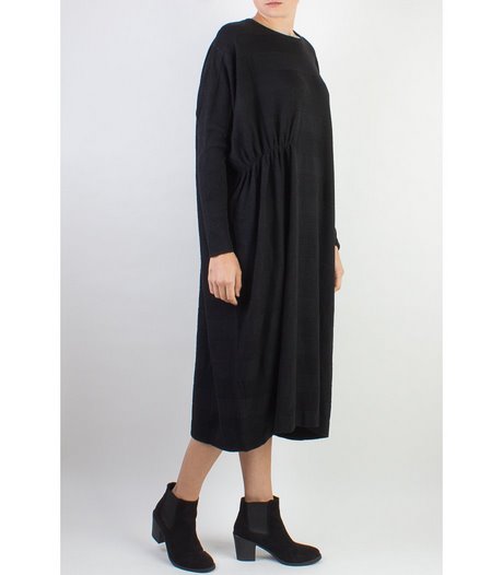 Oversized gebreide jurk