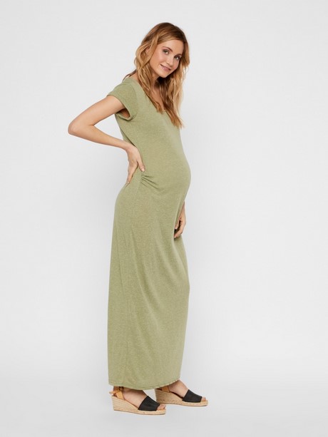 Lange jurk zwanger
