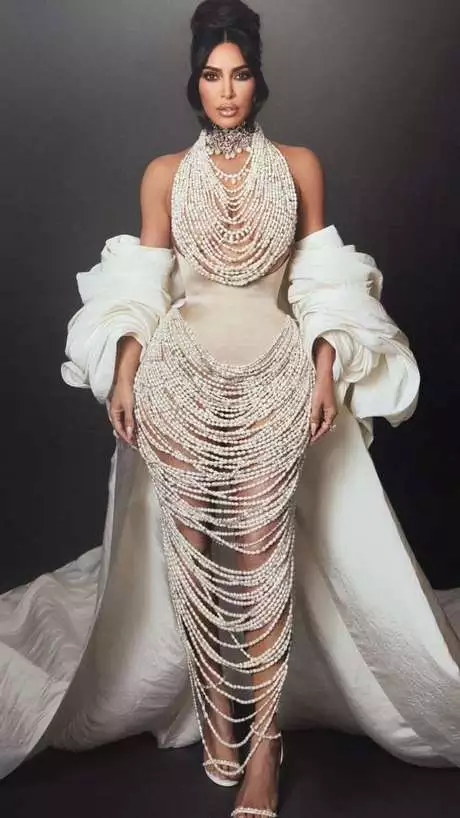 Kim kardashian met gala jurk 2023