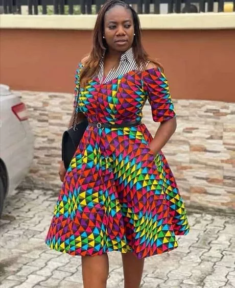 Korte Afrikaanse jurken 2023