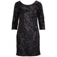 Glitter jurk zwart