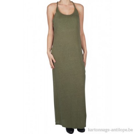 Maxi dress legergroen