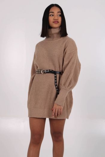 Oversized trui als jurk