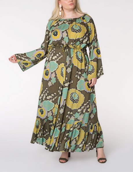 Extra lange maxi dress