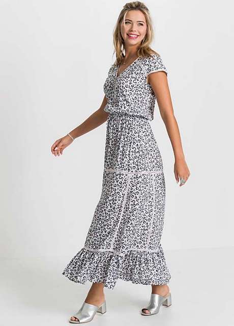 Leopard maxi dress