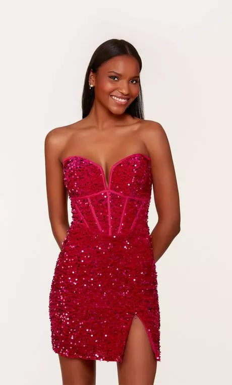 Homecoming dresses 2024 with sleeves