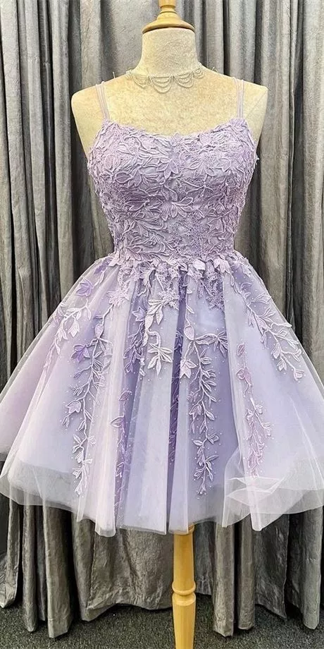 Paarse homecoming jurken 2024