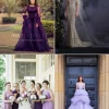 Purple wedding dresses 2024